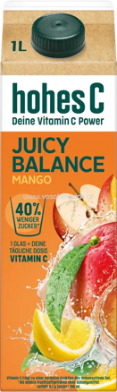 Hohes C Juicy Balance Mango, 1l