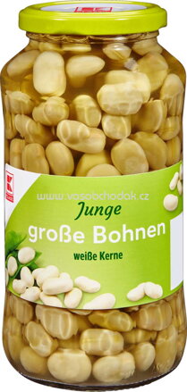 K-Classic Junge Große Bohnen, weiße Kerne, 960g