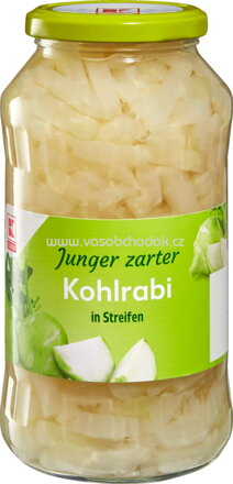 K-Classic Junge zarter Kohlrabi in Streifen, 660g