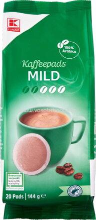 K-Classic Kaffeepads Mild, 144g