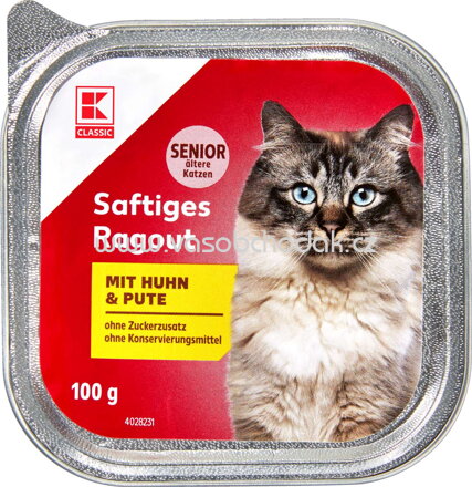 K-Classic Saftiges Ragout mit Huhn & Pute, 100g