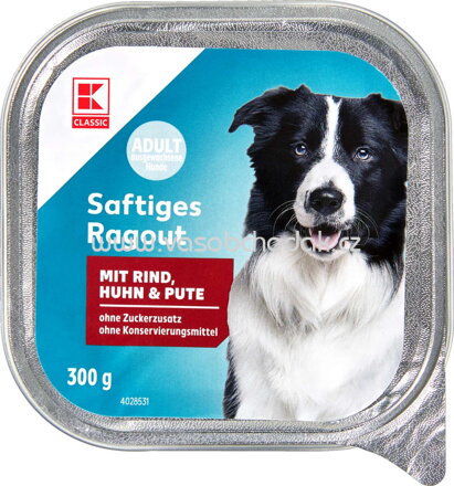 K-Classic Saftiges Ragout mit Rind, Huhn & Pute, 300g