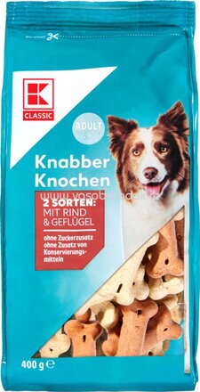 K-Classic Knabber Knochen mit Rind & Geflügel, 400g