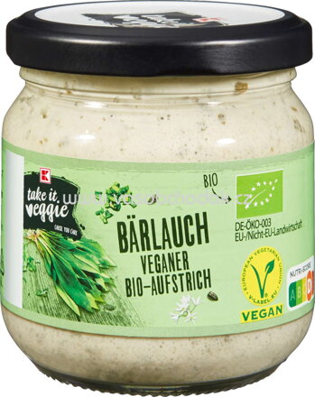 K-Take it Veggie Aufstrich Bärlauch, 180g