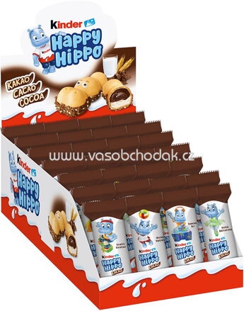 Kinder Happy Hippo Cacao, 28 St, 579,6g