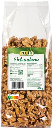 Kluth Walnusskerne, 1kg