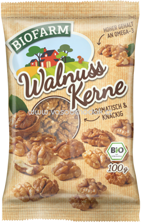 Kluth Biofarm Walnusskerne, 100g