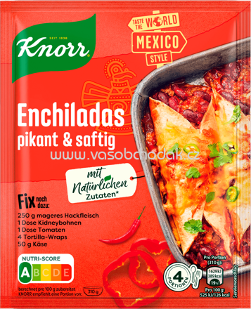 Knorr Fix Enchiladas pikant & saftig, 1 St