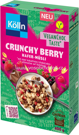 Kölln Hafer-Müsli Crunchy Berry, vegan, 400g