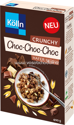 Kölln Crunchy Müsli Choc-Choc-Choc, 400g