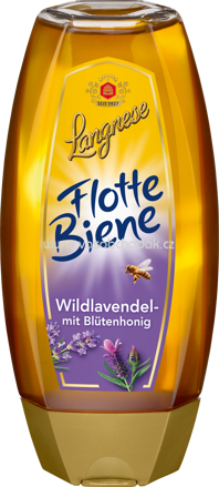 Langnese Flotte Biene Wildlavendel mit Blütenhonig, 500g