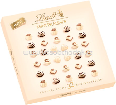 Lindt Mini Pralinés Weiße Schokolade, 163g