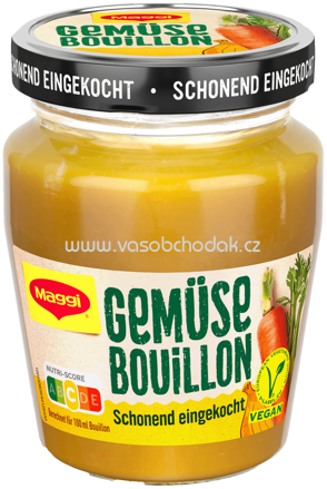 Maggi Eingekochte Gemüse Bouillon, Glas, 160g