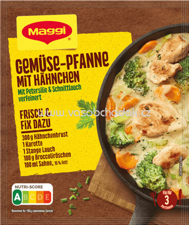 Maggi Fix Gemüse Pfanne mit Hähnchen, 1 St