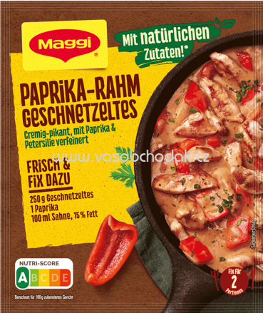 Maggi Fix Paprika Rahm Geschnetzeltes, 1 St