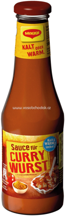 Maggi Internationale Würzsauce Sauce für Currywurst mit Chili, 500 ml