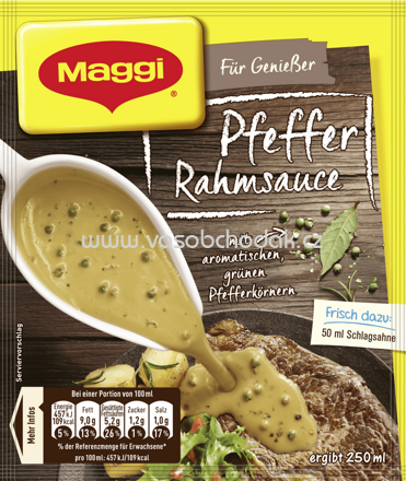 Maggi Für Genießer Pfeffer Rahmsauce, 1 St