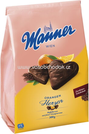 Manner Orangen Herzen, 300g