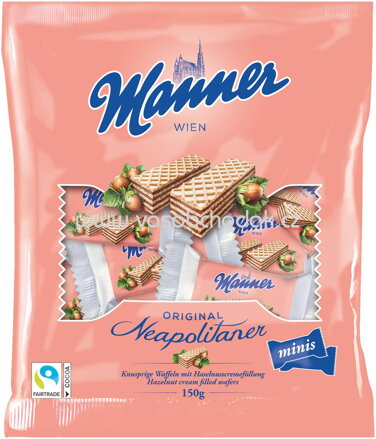 Manner Original Neapolitaner Minis, 150g