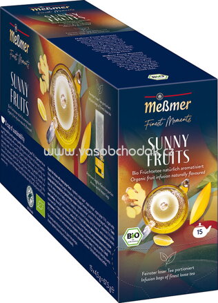 Meßmer Gastro Finest Moments Kännchen Sunny Fruits, 15 Beutel