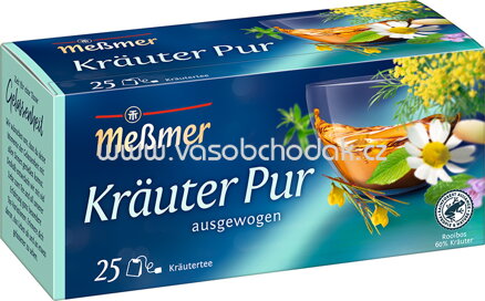 Meßmer Kräutertee Kräuter Pur, 25 Beutel