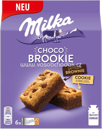 Milka Küchlein Choco Brookie, 6x22g, 132g