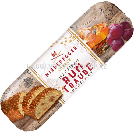 Niederegger Marzipan Knusperbrot Rum-Traube, 125g