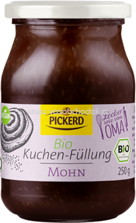 Pickerd Bio Kuchen Füllung Mohn, 250g