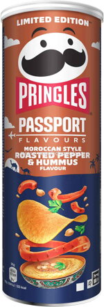 Pringles Passport Flavours Moroccan Style Roasted Pepper & Hummus, 165g