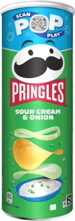 Pringles Sour Cream & Onion, 165g