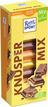 Ritter Sport mini Knusper Mix, 9 St, 150g