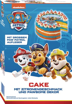 RUF Backmischung PAW Patrol Cake, 307g