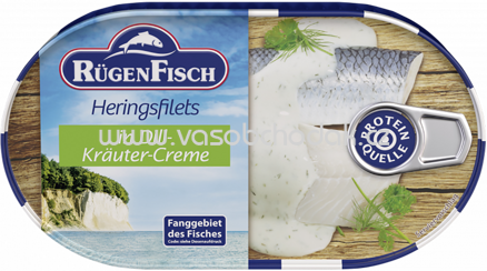 Rügen Fisch Heringsfilets in Dill-Kräuter-Creme, 200g