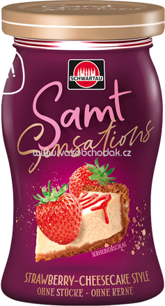 Schwartau Samt Sensation Konfitüre Strawberry Cheesecake Style, 190g