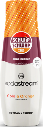 Sodastream Schwip Schwap Cola Orange ohne Zucker Sirup, 440 ml