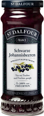 St. Dalfour Fruchtaufstrich Schwarze Johannisbeeren, 284g