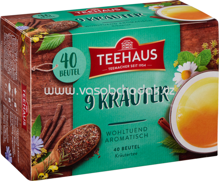 Teehaus 9 Kräuter, 40 Beutel