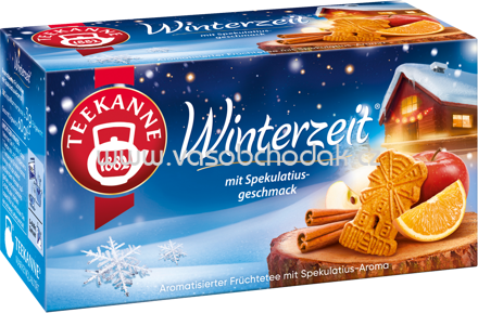 Teekanne Winterzeit mit Spekulatiusgeschmack, 20 Beutel