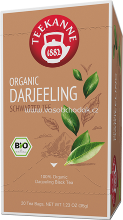 Teekanne Organic Darjeeling, 20 Beutel