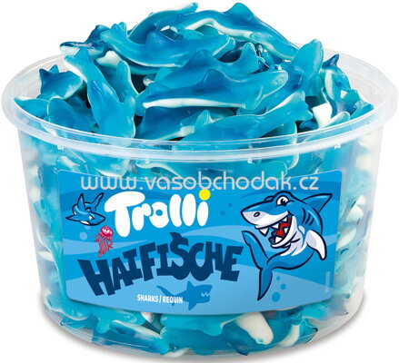 Trolli Haifische, Dose, 150 St, 1,2 kg