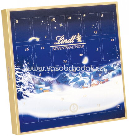 Lindt Weihnachtszauber Mini Tisch Adventskalender, 115g