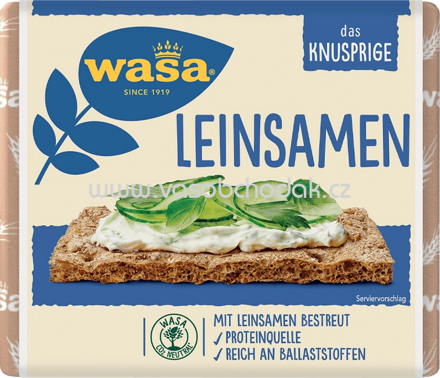 Wasa Knäckebrot Leinsamen, 210g