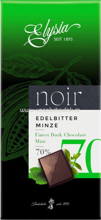 WEINRICHs Elysia Noir Edelbitter Minze 70% Kakao, 100g