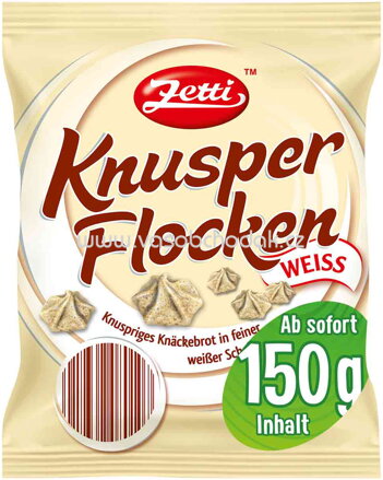 Zetti Knusperflocken weiß, 120g