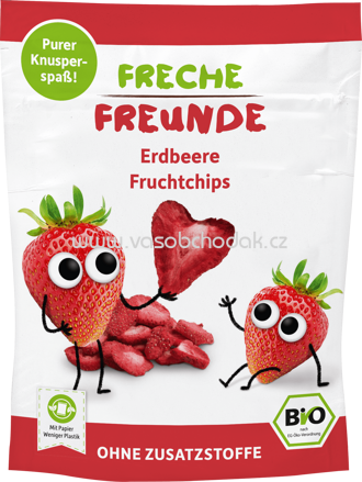 Freche Freunde Fruchtchips Erdbeere, ab 3 Jahren, 12g