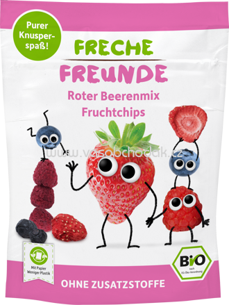 Freche Freunde Fruchtchips Roter Beerenmix, ab 3 Jahren, 10g