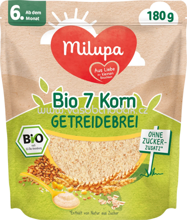 Milupa Bio 7 Korn Getreidebrei, ab dem 6. Monat, 180g