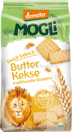 MOGLi Nasch Gebäck Butter Kekse traditionelle Rezeptur, ab 3 Jahren, 125g