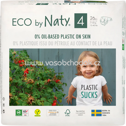 Naty Windeln Eco Gr. 4, 7-18 kg, 26 St