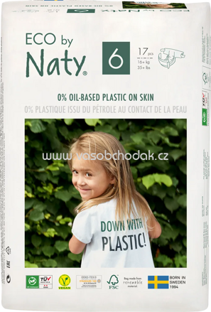 Naty Windeln Eco Gr. 6, 16+ kg, 17 St